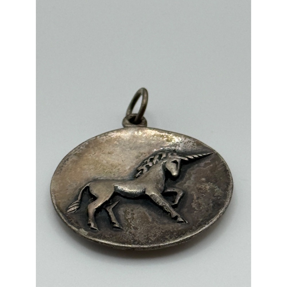 James Avery Sterling Silver Unicorn Pendant Retired - Picture 3 of 8